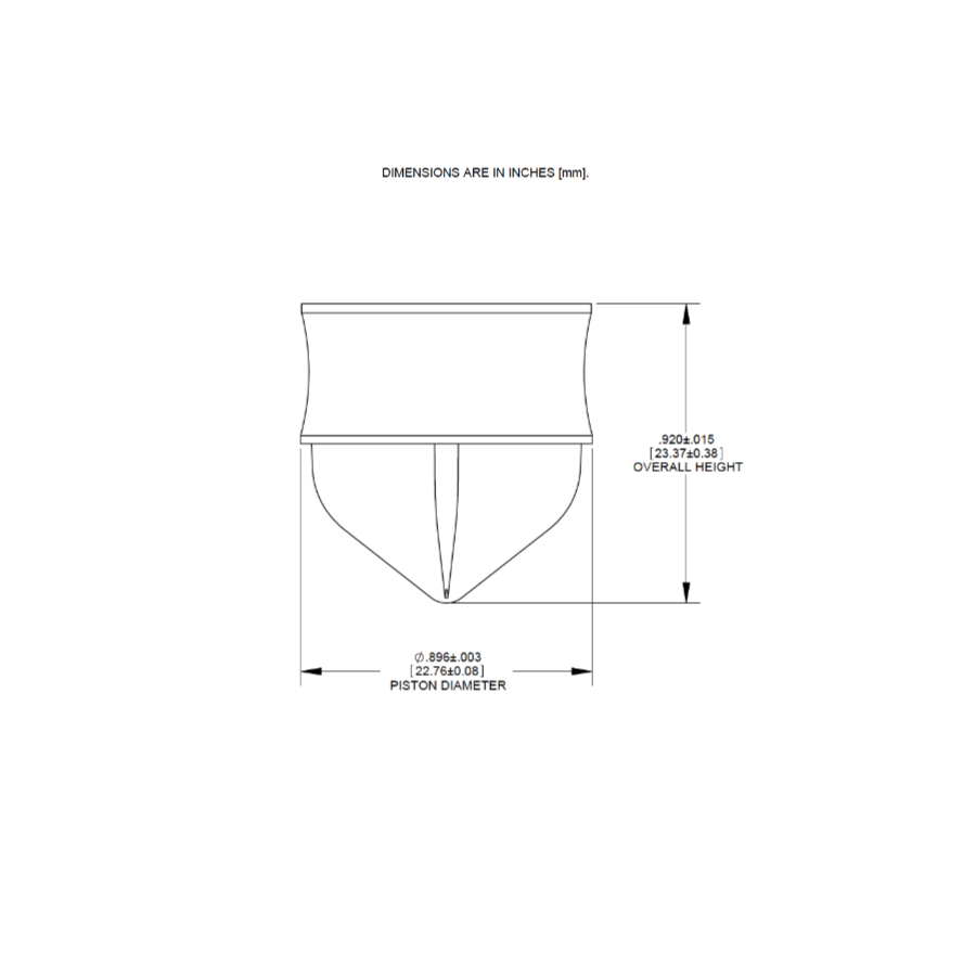 7366076 Nákres Nordson Píst Optimum 30/55/70cc SmoothFlow