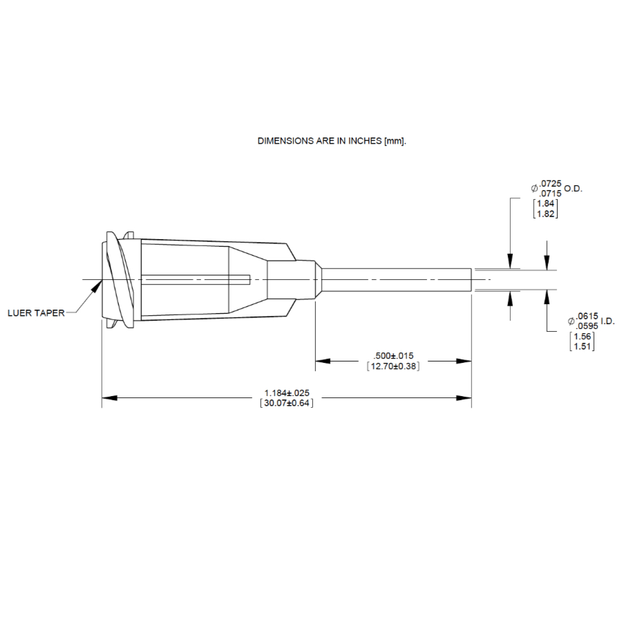 7018046 Zeichnung Nordson Präzisionsdosiernadeln Oliv