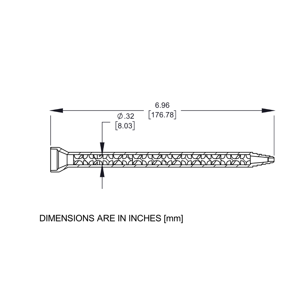 7700873 Zeichnung Nordson Statische Mischer 160-718